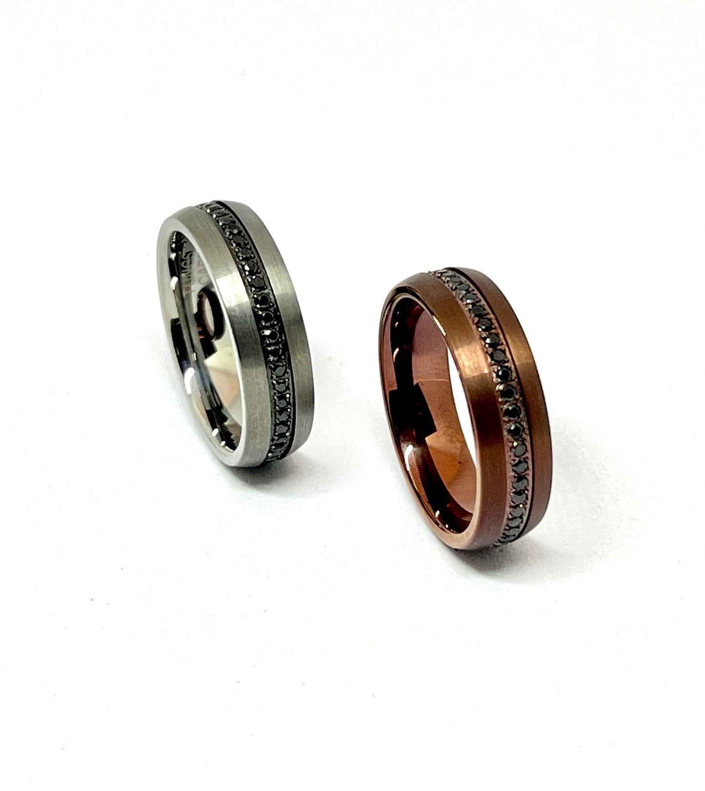Argolla de Tungsteno 7mm. Colección Acentos