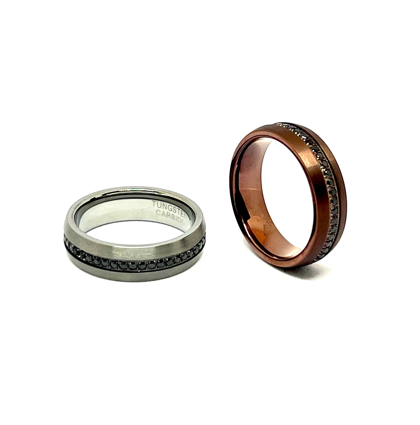 Argolla de Tungsteno 7mm. Colección Acentos