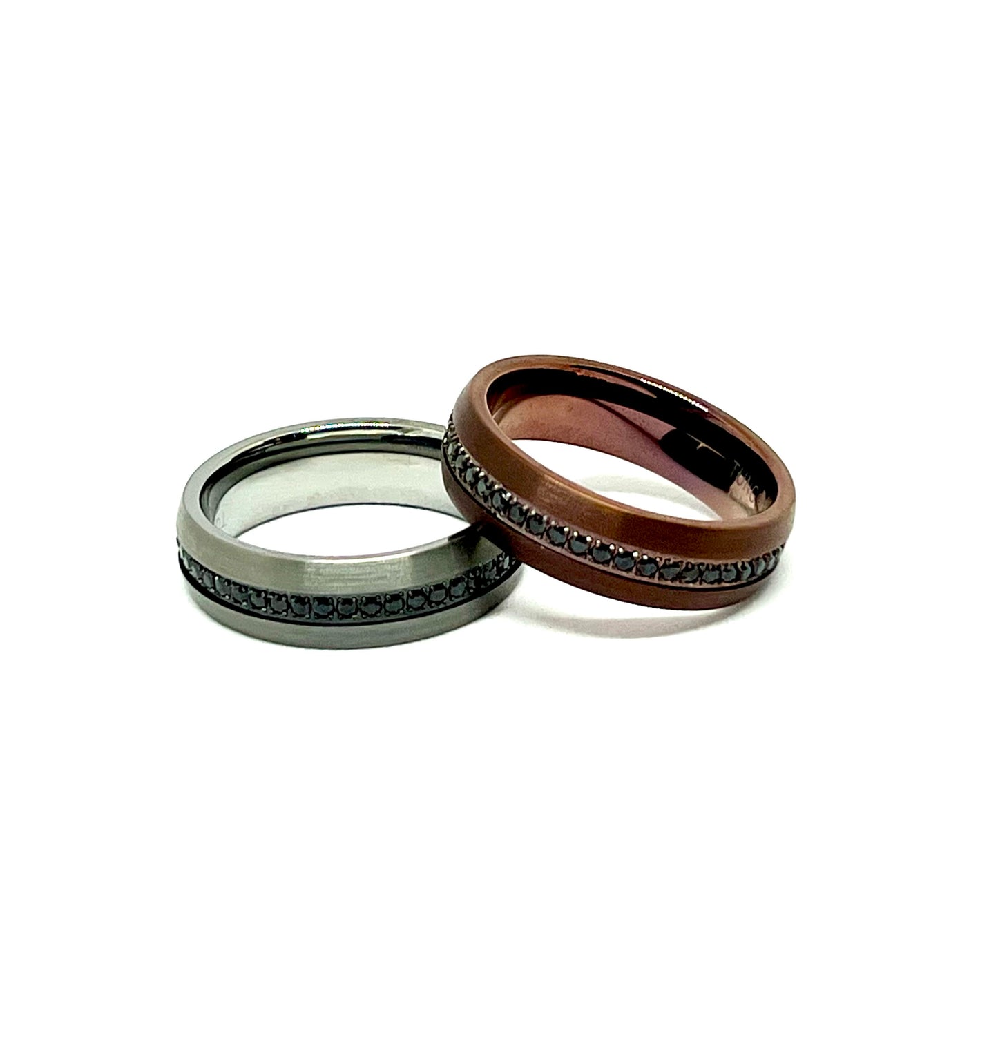 Argolla de Tungsteno 7mm. Colección Acentos