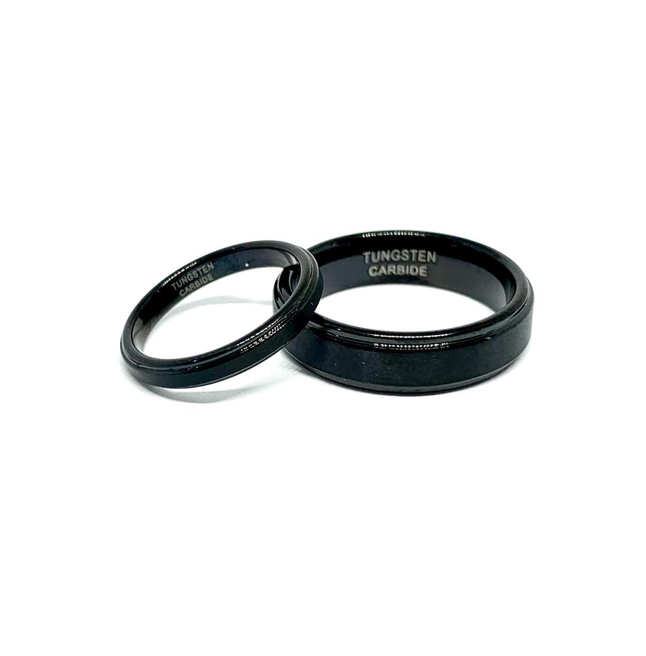 Argolla Tungsteno 6mm. Colección Juno