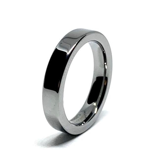 Argolla Tungsteno 4mm. Colección Iris