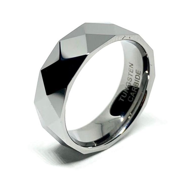 Argolla Tungsteno 7mm. Colección Iris