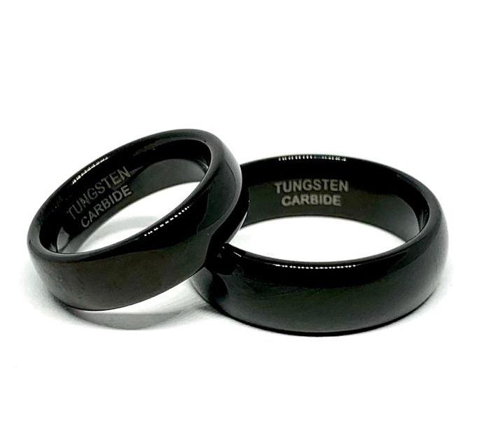 Argolla Tungsteno 6mm. Colección Juno