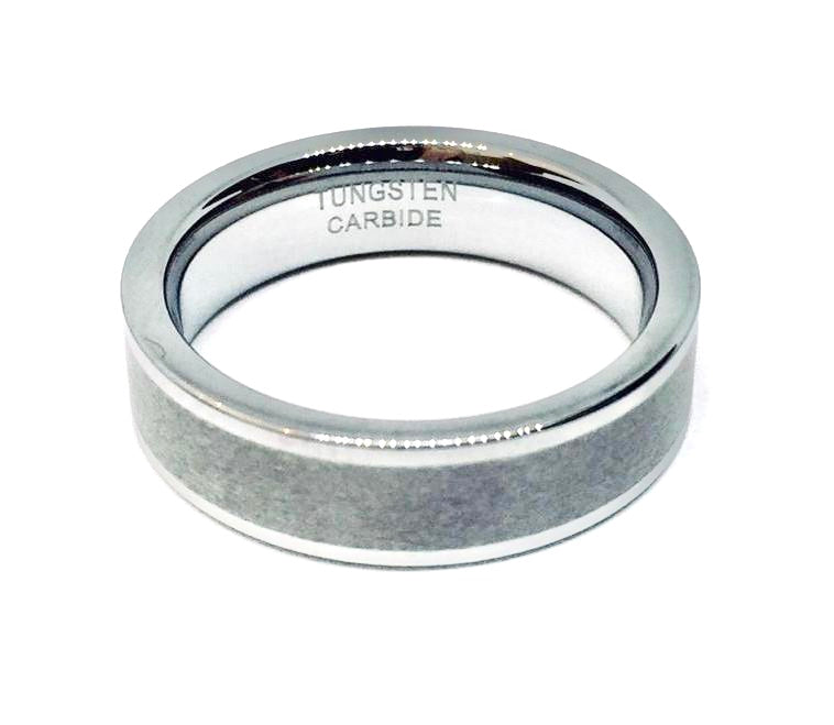 Argolla Tungsteno 6mm. Colección Iris