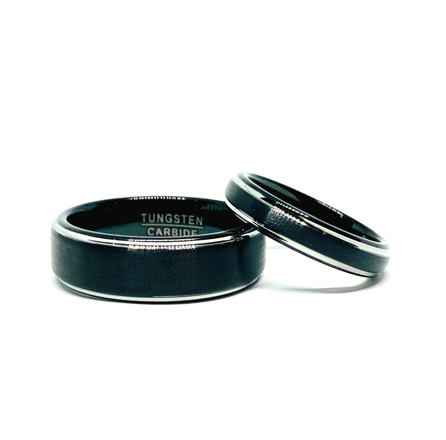 Argolla Tungsteno 7mm. Colección Phantom White Gold