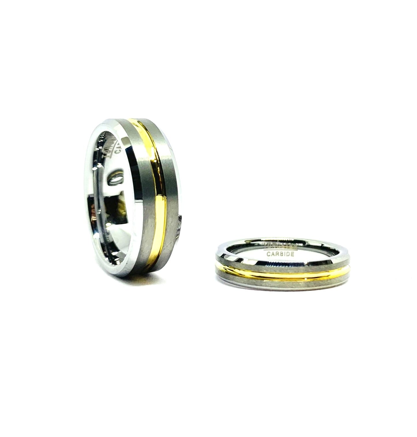 Argolla Tungsteno 8mm. Colección Iris