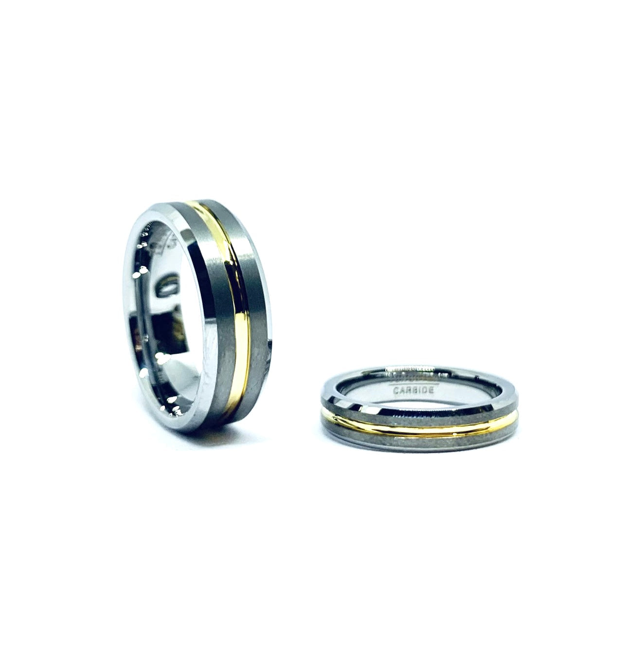 Argolla Tungsteno 8mm. Colección Iris