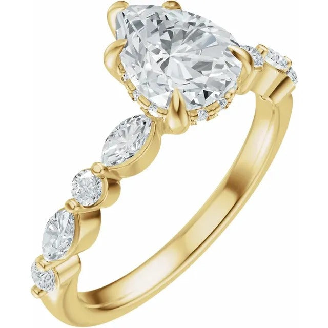 (Anticipo) Anillo de compromiso Selene