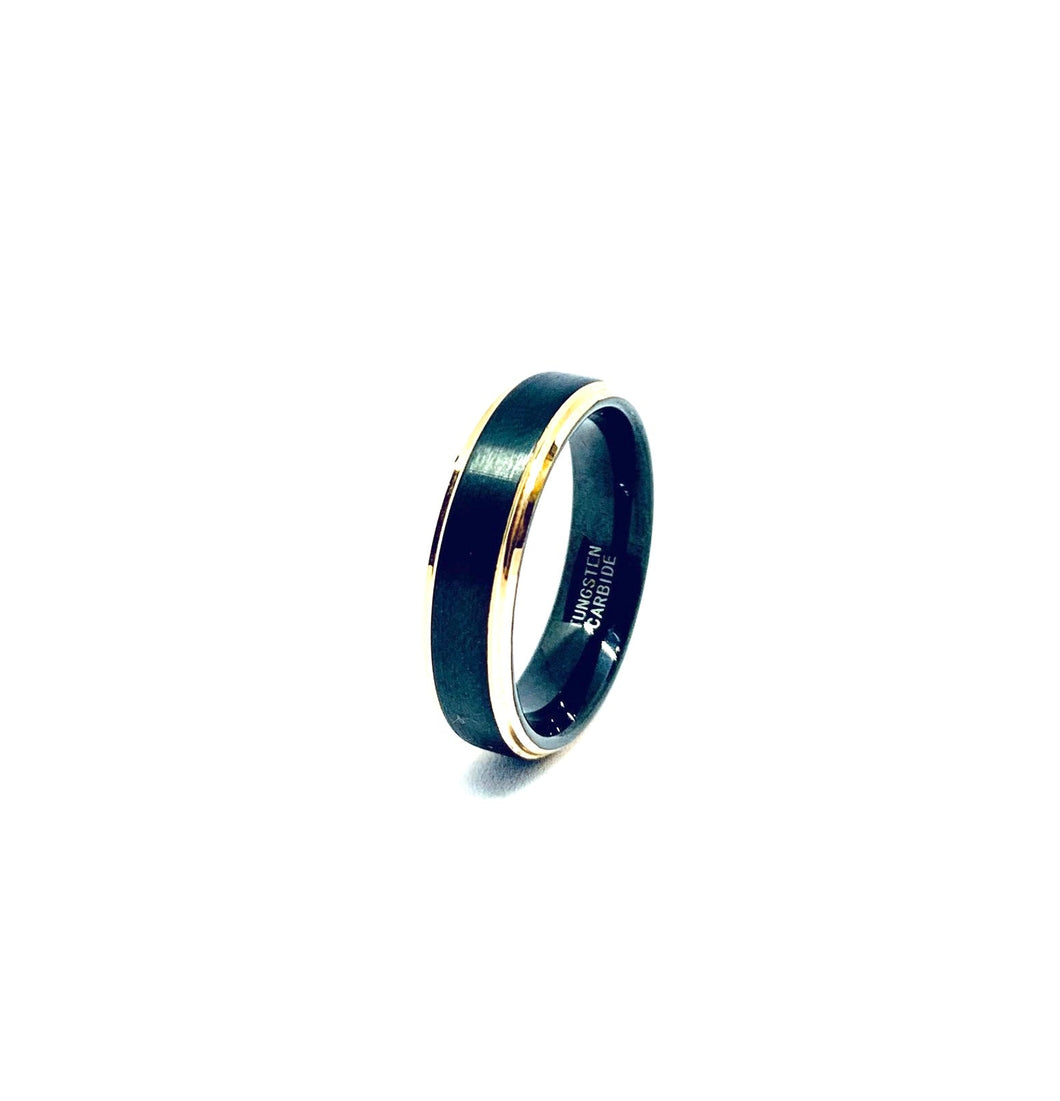 Argolla Tungsteno 7mm. Colección Phantom Rose Gold