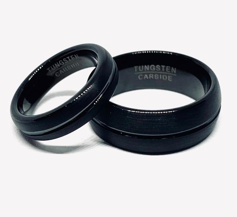Argolla Tungsteno 8mm. Colección Juno