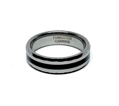 Argolla Tungsteno 6mm. Colección Aura